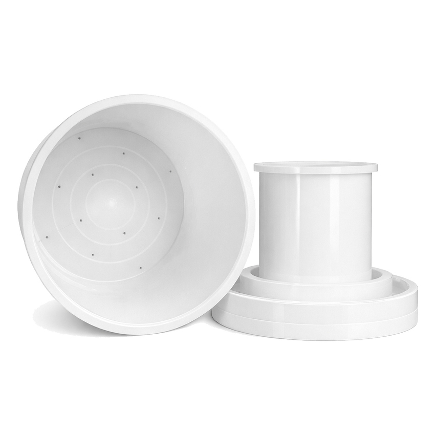 Форма под пресс с крышкой-поршнем (на 3-4 кг)