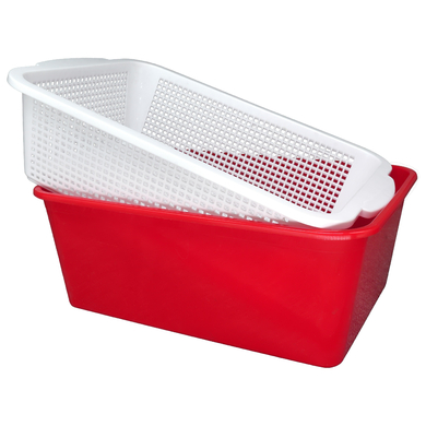 Форма для сыра прямоугольная (с дренажным контейнером), 27х19х8,5 см