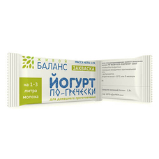 Закваска для приготовления йогурта "по-гречески"