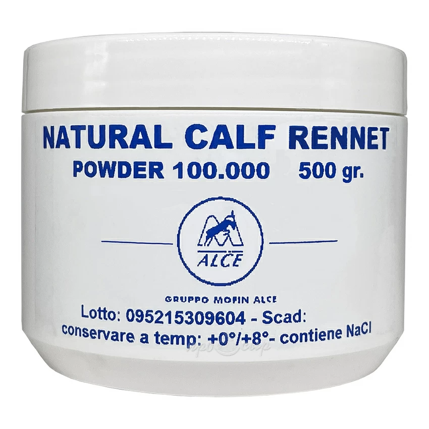 Сычужный фермент ALCE Natural Calf Rennet 100000 (500 гр) Сычужный фермент ALCE Natural Calf Rennet 100000 (500 гр)